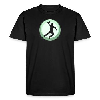 Sacs de tournoi Cornhole - T-shirt Premium bio Homme - noir - Devant - Nico (187cm)