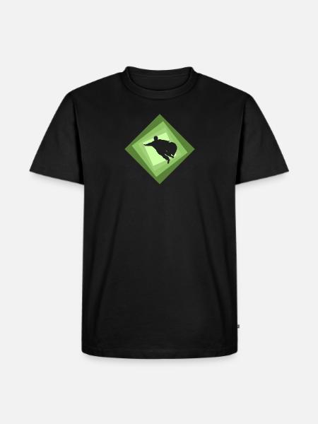 Wingsuit Flying Stuntman Accident - Men's Premium Organic T-Shirt - black