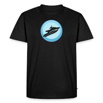 Sports nautiques Ski nautique Wakeskate - T-shirt Premium bio Homme - noir - Devant - Nico (187cm)