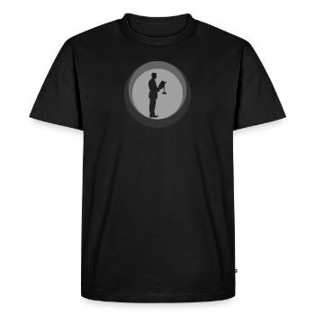 Court Treatment Judge - Men's Premium Organic T-Shirt - black - Front - Nico (187cm)