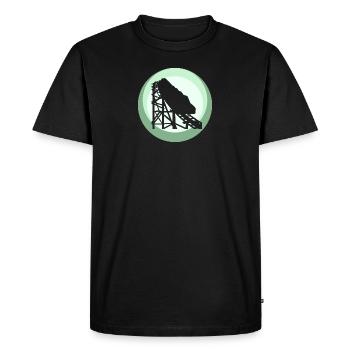 Carnival Ferris wheel - Men's Premium Organic T-Shirt - black - Front - Nico (187cm)