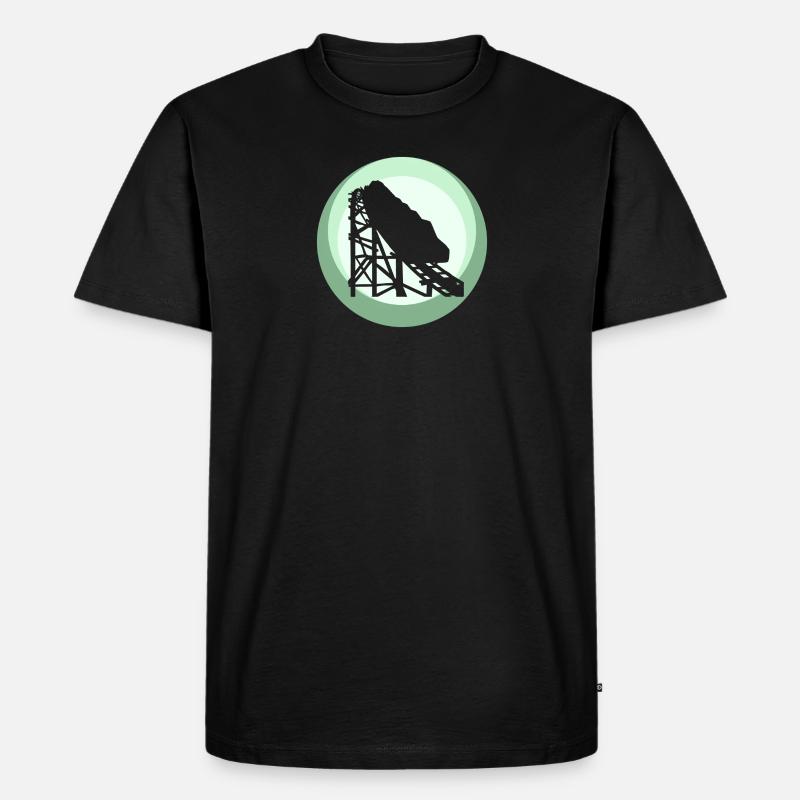 Grande roue du carnaval - T-shirt Premium bio Homme - noir