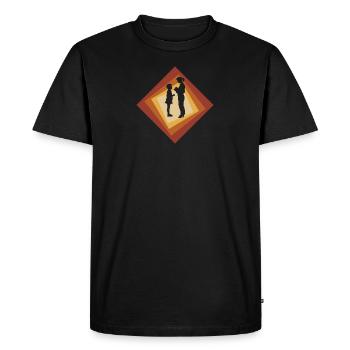 Primary School Teacher Primary School - Men's Premium Organic T-Shirt - black - Front - Nico (187cm)