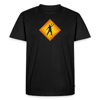 Cornhole Bags Tournament - Men's Premium Organic T-Shirt - black - Front - Nico (187cm)