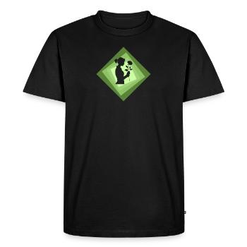 Fleuriste Fleuriste Botanique - T-shirt Premium bio Homme - noir - Devant - Nico (187cm)