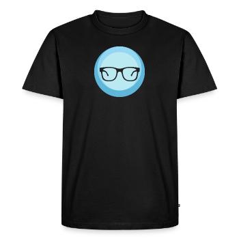 Reading Book - Men's Premium Organic T-Shirt - black - Front - Nico (187cm)