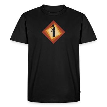 Florist Blumenstrau Horticulture - Men's Premium Organic T-Shirt - black - Front - Nico (187cm)