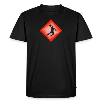 Game Sacks Tournament - Men's Premium Organic T-Shirt - black - Front - Nico (187cm)