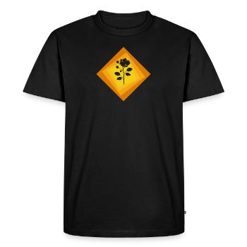 Fleuriste Fleuristerie Arrosoir - T-shirt Premium bio Homme - noir - Devant - Nico (187cm)