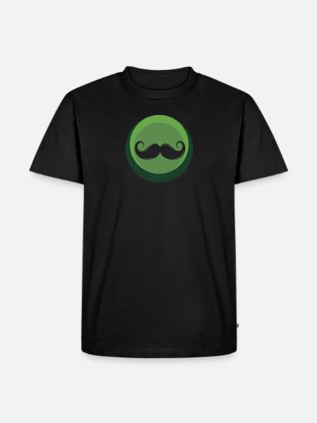 Beard Hipster - Men's Premium Organic T-Shirt - black