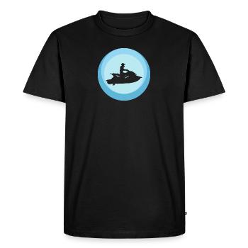 Sports nautiques Jet Ski - T-shirt Premium bio Homme - noir - Devant - Nico (187cm)