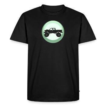 Monster Truck Motorsport Terrain - Men's Premium Organic T-Shirt - black - Front - Nico (187cm)