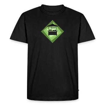 Snack Meal Food Truck - T-shirt Premium bio Homme - noir - Devant - Nico (187cm)