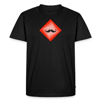 Bart Gentleman - T-shirt Premium bio Homme - noir - Devant - Nico (187cm)