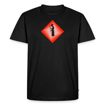 Fleuristerie Horticulture - T-shirt Premium bio Homme - noir - Devant - Nico (187cm)