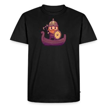 Viking Germanic tribes - Men's Premium Organic T-Shirt - black - Front - Nico (187cm)