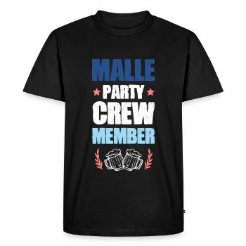 Équipage de Malle Party - T-shirt Premium bio Homme - noir - Devant - Nico (187cm)