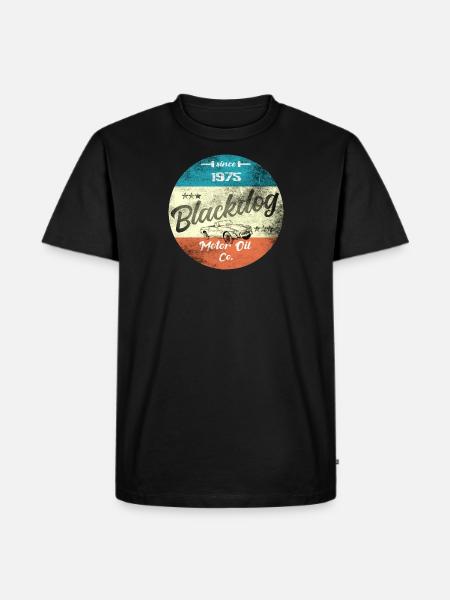 Blackdog Motor Oil - Men's Premium Organic T-Shirt - black