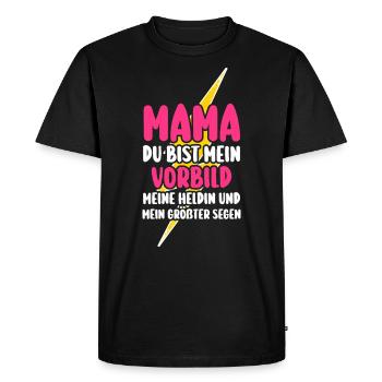 Mom Mother's Day Mom - Men's Premium Organic T-Shirt - black - Front - Nico (187cm)