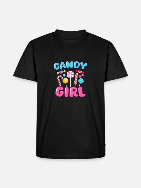 Candy Girl Candy Candies - Men's Premium Organic T-Shirt - black