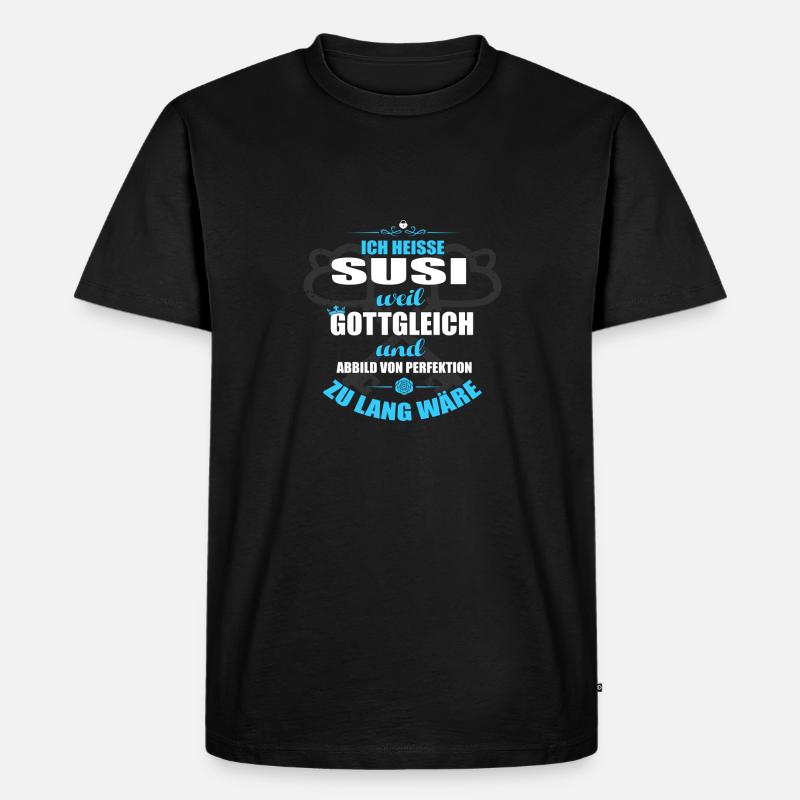 SUSI-Geschenk - Männer Premium Bio T-Shirt - Schwarz