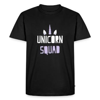 unicorn squad - Men's Premium Organic T-Shirt - black - Front - Nico (187cm)