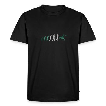 Evolution Football Nigeria - Men's Premium Organic T-Shirt - black - Front - Nico (187cm)