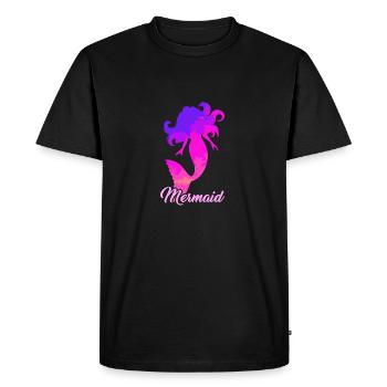 Sirène sirène sirène conte de fées - T-shirt Premium bio Homme - noir - Devant - Nico (187cm)