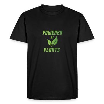 végétalien - T-shirt Premium bio Homme - noir - Devant - Nico (187cm)