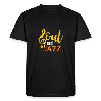 Soul musique ferd 3g - T-shirt Premium bio Homme - noir - Devant - Nico (187cm)