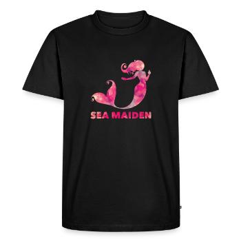 Sirène sirène - T-shirt Premium bio Homme - noir - Devant - Nico (187cm)