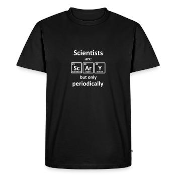 Drôle Chemise Chemise Cadeau Nerd Enseignants Dictons - T-shirt Premium bio Homme - noir - Devant - Nico (187cm)