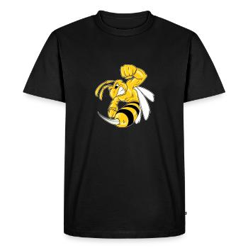 Cadeau de musculation guêpe abeille hornet - T-shirt Premium bio Homme - noir - Devant - Nico (187cm)