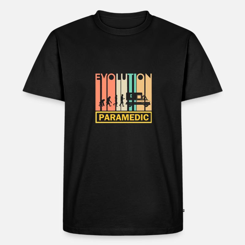 Appel d'urgence Sani Gift · Evolution - T-shirt Premium bio Homme - noir
