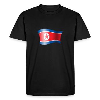 North Korea South Korea flag Korea flag - Men's Premium Organic T-Shirt - black - Front - Nico (187cm)