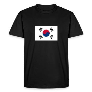 Corée du Nord drapeau de la Corée du Sud cadeau Corée - T-shirt Premium bio Homme - noir - Devant - Nico (187cm)