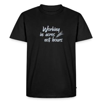 Agriculture - Men's Premium Organic T-Shirt - black - Front - Nico (187cm)