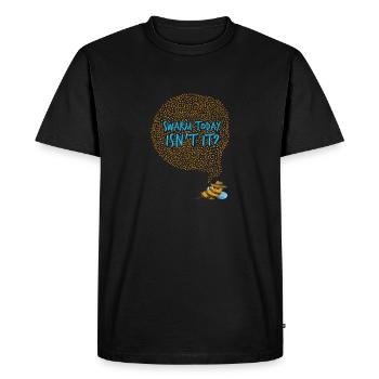 Bee Beekeeper Honey Word Game Funny Summer Gift - Men's Premium Organic T-Shirt - black - Front - Nico (187cm)