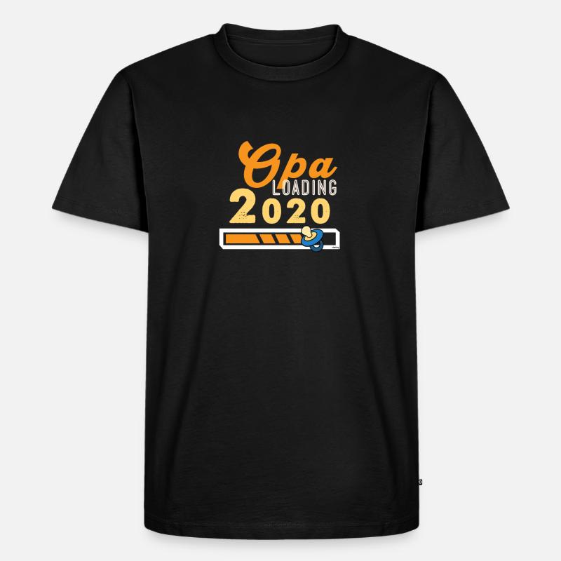 Opa Loading 2020 Opi - Männer Premium Bio T-Shirt - Schwarz