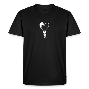 Cheval cadeau équestre drôle d'équitation - T-shirt Premium bio Homme - noir - Devant - Nico (187cm)