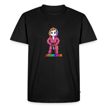 Sueßes Licorne - BJJ Jiu-Jitsu, Grappling et MMA - T-shirt Premium bio Homme - noir - Devant - Nico (187cm)