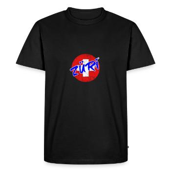 Switzerland Swiss Zurich proud city gift - Men's Premium Organic T-Shirt - black - Front - Nico (187cm)