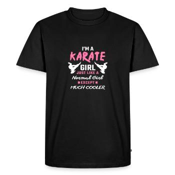 Karaté Karaté Cadeaux De Karaté Pour Les Amateurs De Karaté Karaté - T-shirt Premium bio Homme - noir - Devant - Nico (187cm)