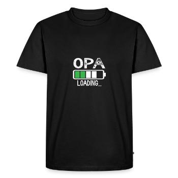 Opa loading - T-shirt Premium bio Homme - noir - Devant - Nico (187cm)