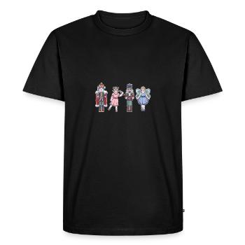 Nutcracker figures classic nutcracker - Men's Premium Organic T-Shirt - black - Front - Nico (187cm)