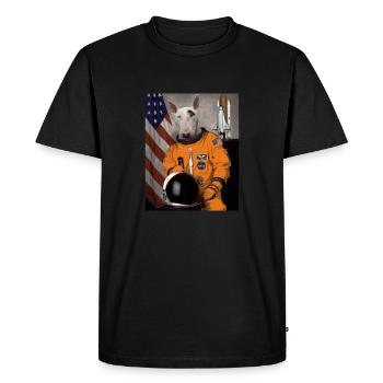 Bull Terrier Bull Terrier Owner Lover Astron - Men's Premium Organic T-Shirt - black - Front - Nico (187cm)