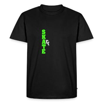 Patinage artistique patinage - T-shirt Premium bio Homme - noir - Devant - Nico (187cm)