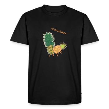 PINEAPPLE - Sexe ananas - T-shirt Premium bio Homme - noir - Devant - Nico (187cm)