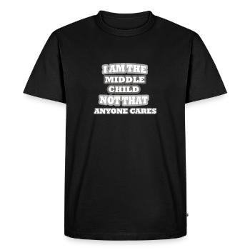 Frères et soeurs - T-shirt Premium bio Homme - noir - Devant - Nico (187cm)