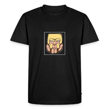 Wanna Clash Arena Royale Clans - T-shirt Premium bio Homme - noir - Devant - Nico (187cm)